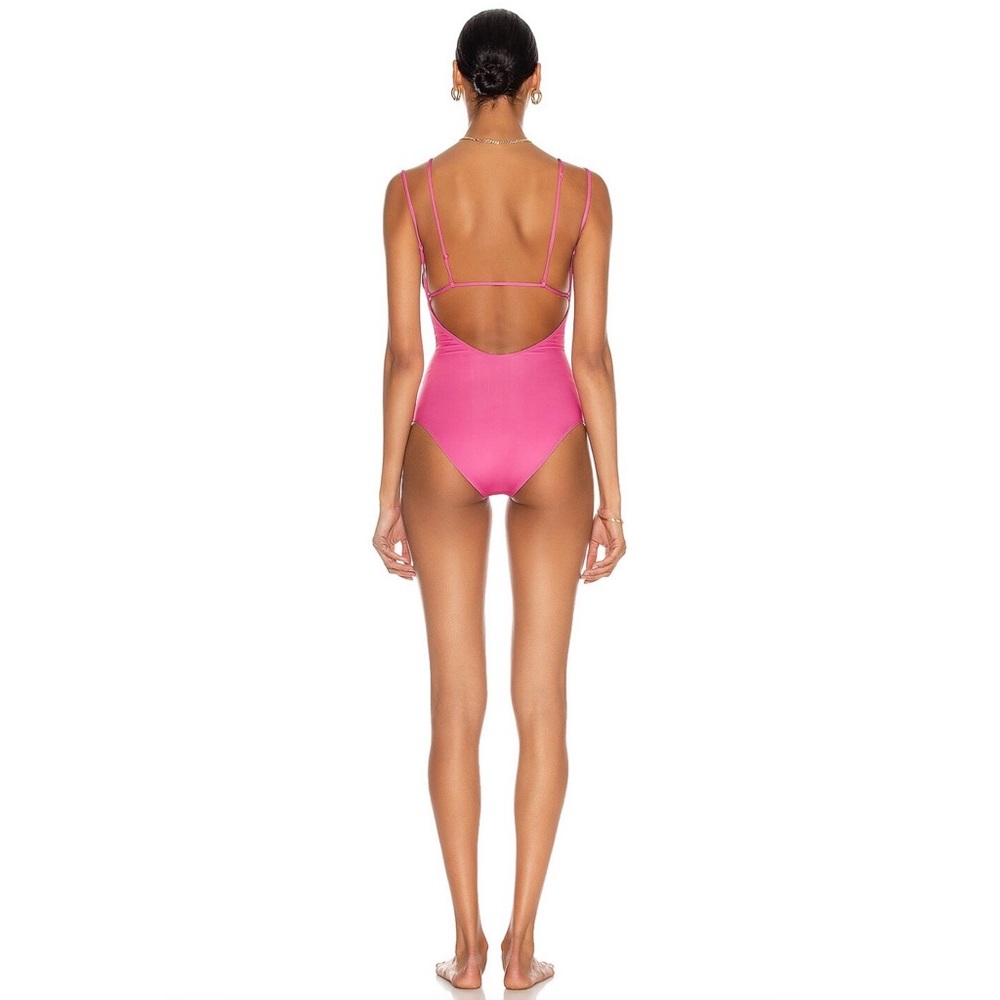 Jacquemus Pink One Piece Swimsuit - Picture 2 of 4